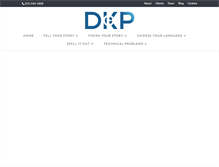 Tablet Screenshot of dkp-image.com